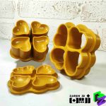 قالب مانیکور قلب برجسته