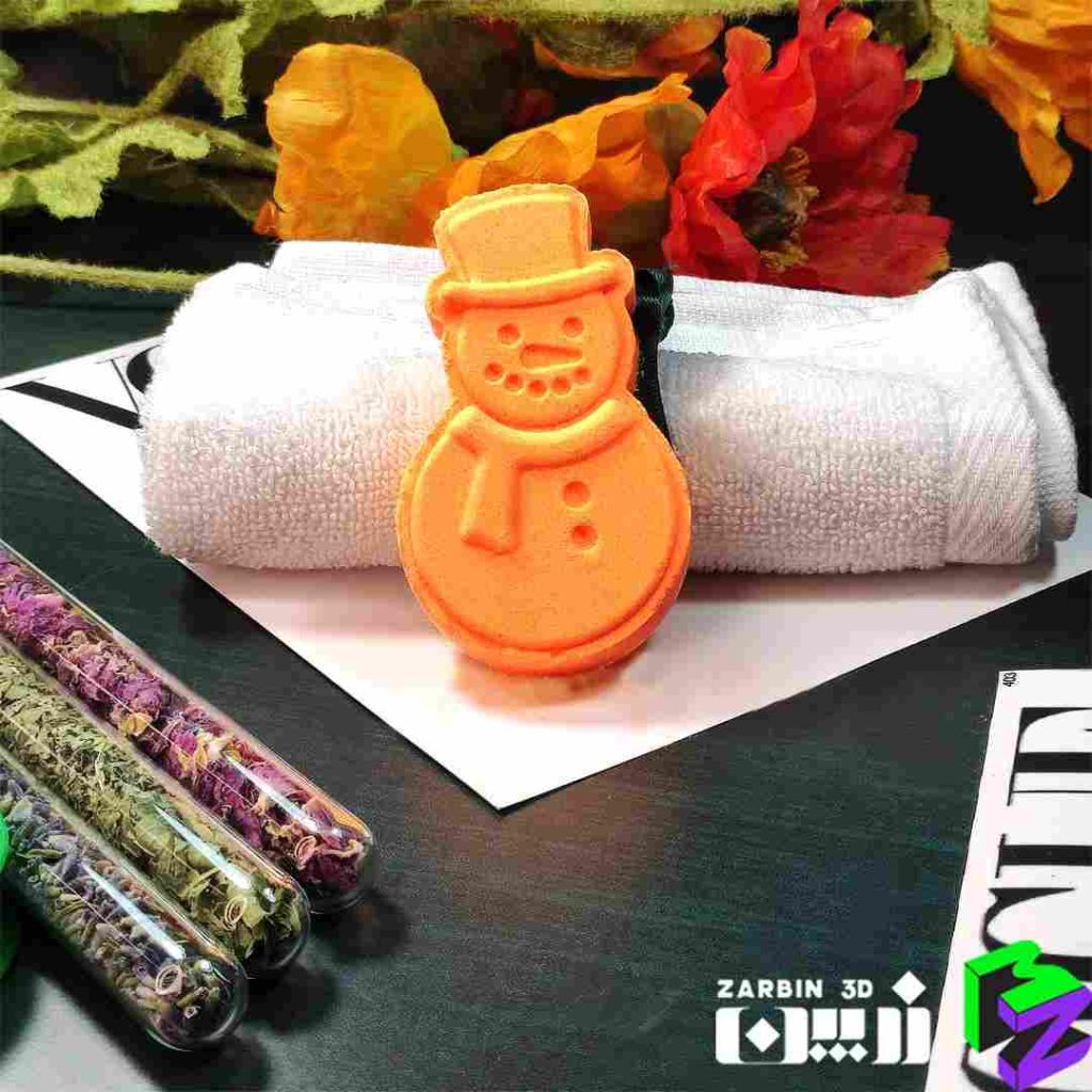 قالب کوکتل پدیکور آدم برفی