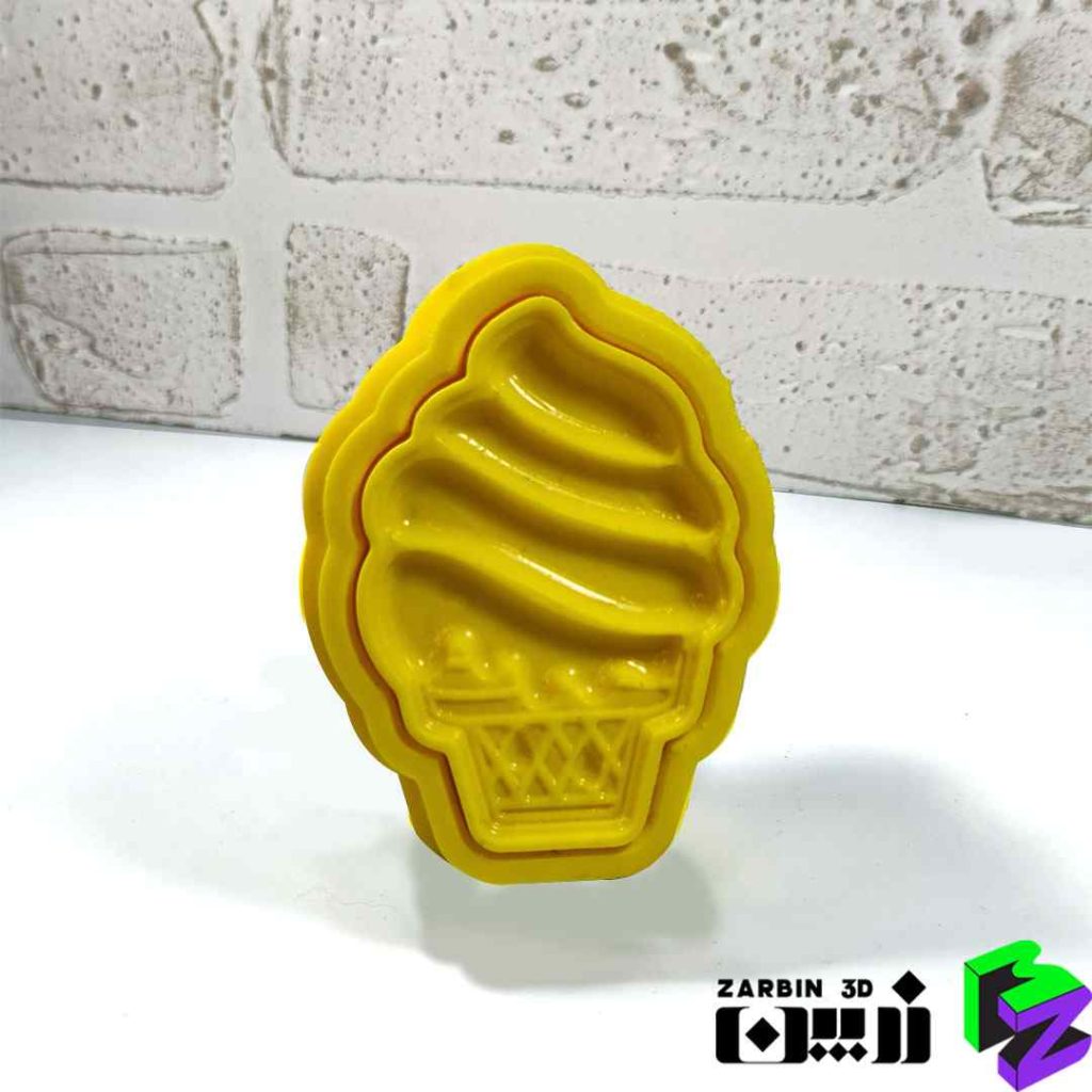 قالب کوکتل پدیکور بستنی قیفی