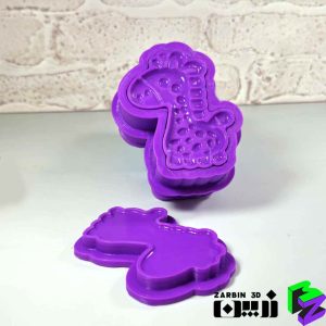 قالب کوکتل پدیکور زرافه