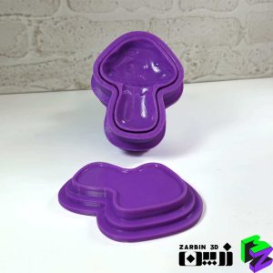 قالب کوکتل پدیکور قارچ تپلی