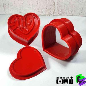 قالب کوکتل پدیکور قلب لاو