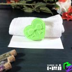 قالب کوکتل پدیکور قلب پاپیون دار